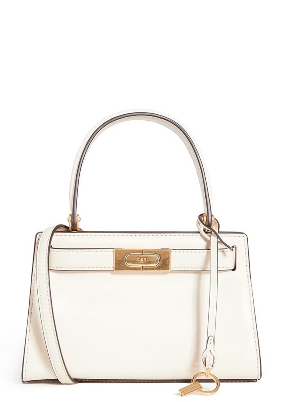 Tory Burch White Crossbody Top-Handle Bag with Gold Hardware - Picture 2 of 12